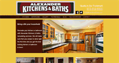Desktop Screenshot of alexander-kitchens.com